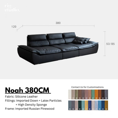 Noah Sofa with Adjustable Backrests