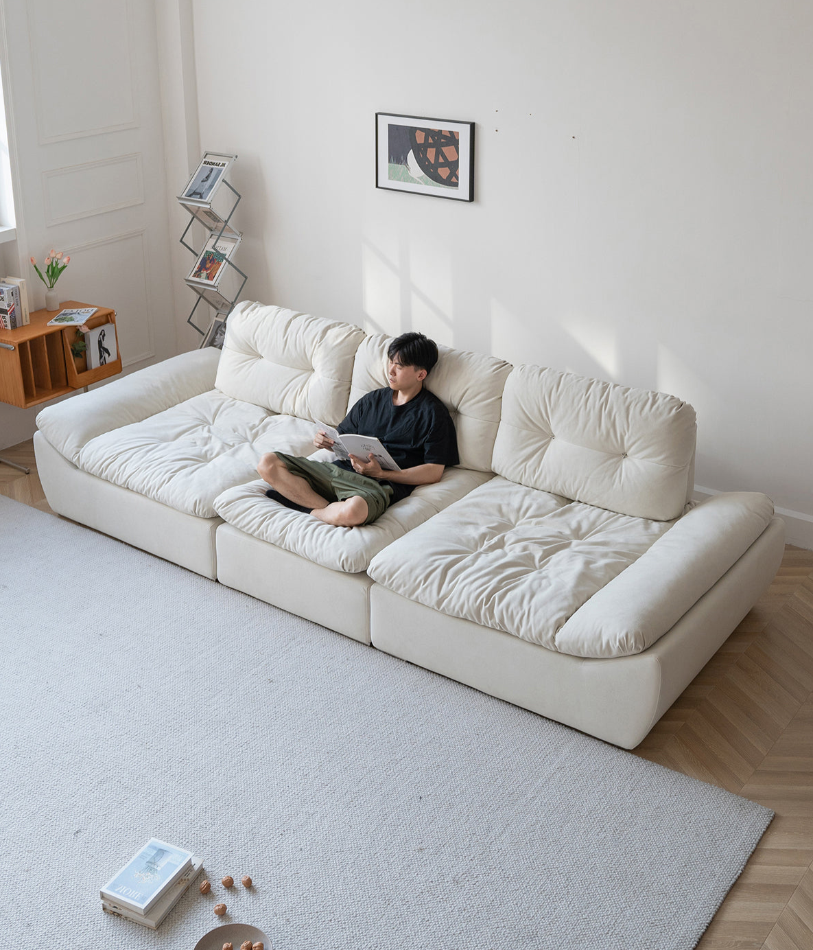 Hammington Sofa with Adjustable Backrests